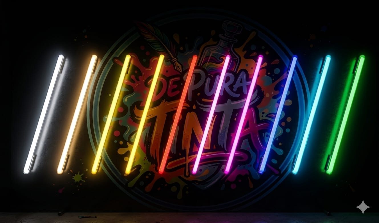 Catálogo real de tubos de luz neón disponibles